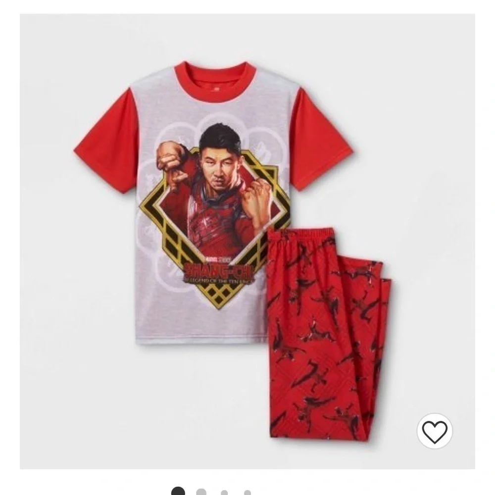 🔥boys' Marvel Shang Chi 2pc SS Top & Pants PJ Set